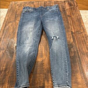 Liverpool Women's Distressed Blue Skinny Jeans